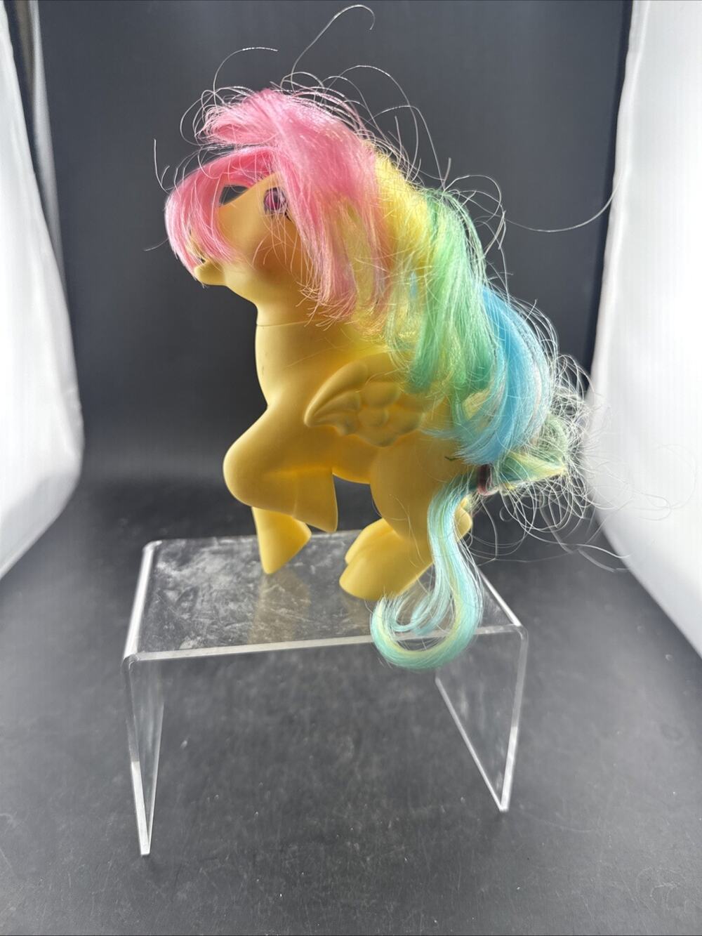 Vintage 1983 Hasbro G1 My Little Pony Skydancer Rainbow Yellow Pegasus